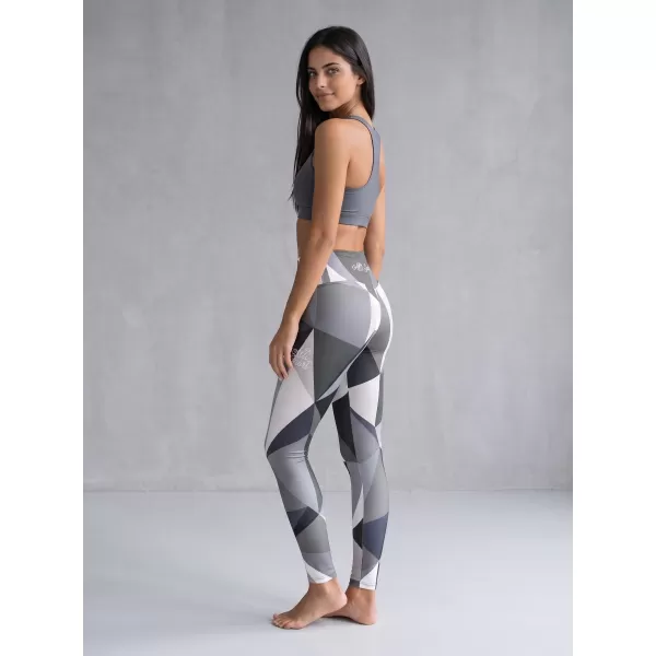  Dámské dlouhé legíny premium ALTISPORT VOJ/ALW007LEG01 ŠEDÁ 