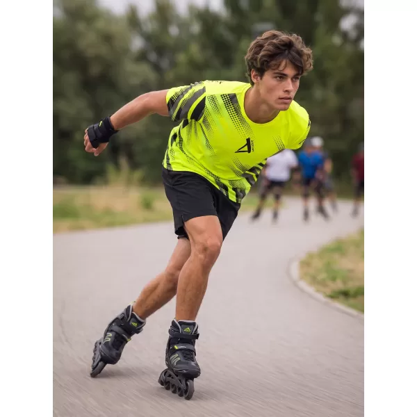  Pánské funkční tričko premium ALTISPORT VOJ/ALM028TR01 NEONOVĚ ŽLUTÁ 