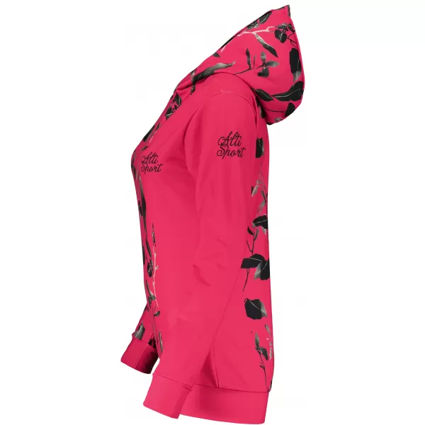  Dámská funkční mikina premium ALTISPORT VOJ/ALW026MI01 RŮŽOVÁ 