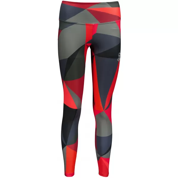  Dámské dlouhé legíny premium ALTISPORT VOJ/ALW007LEG01 ČERVENÁ 