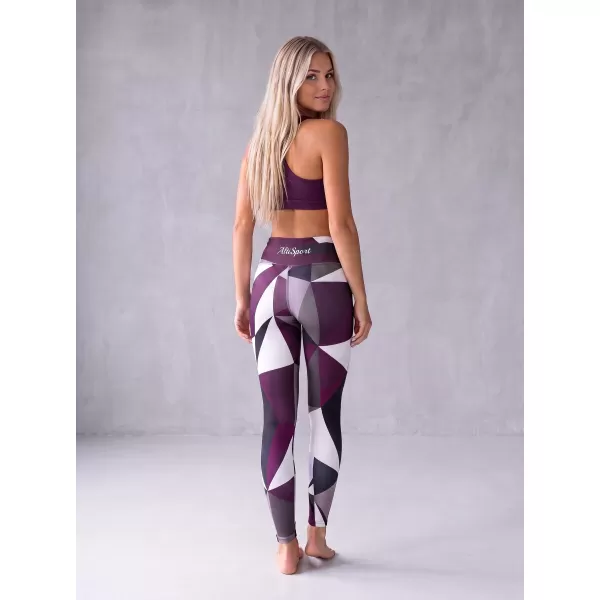  Dámské dlouhé legíny premium ALTISPORT VOJ/ALW007LEG01 FIALOVÁ 