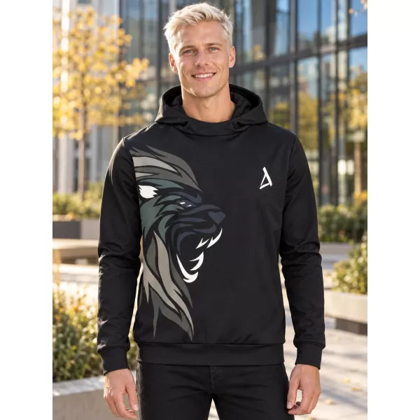  Pánská funkční mikina premium ALTISPORT VOJ/ALM029MI01 ČERNOBÉŽOVÁ 
