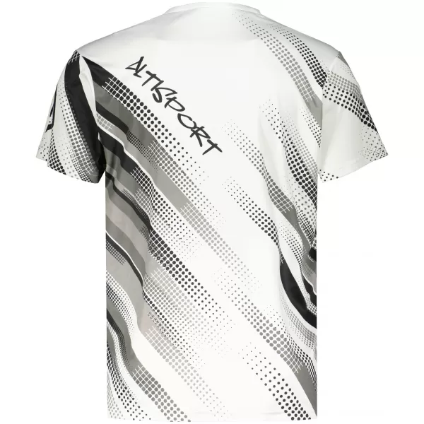  Pánské funkční tričko premium ALTISPORT VOJ/ALM028TR01 BÍLOČERNÁ 