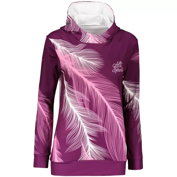  Dámská funkční mikina premium ALTISPORT VOJ/ALW001MI01 FUCHSIOVÁ 