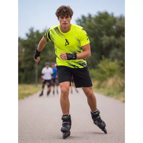  Pánské funkční tričko premium ALTISPORT VOJ/ALM028TR01 NEONOVĚ ŽLUTÁ 