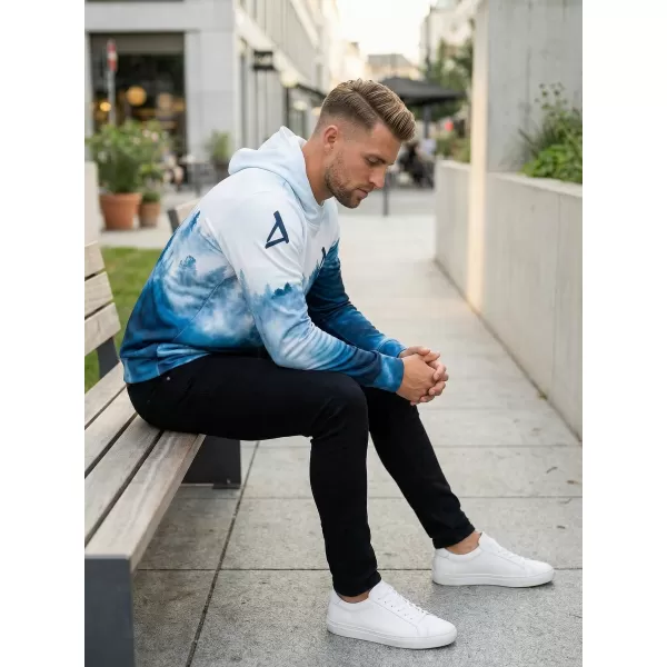  Pánská funkční mikina premium ALTISPORT VOJ/ALM030MI01 MODRÁ 