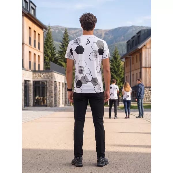  Pánské funkční tričko premium ALTISPORT  VOJ/ALM037TR01 BÍLÁ 