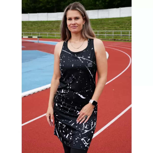  Dámské funkční tílkové šaty premium ALTISPORT VOJ/ALW034SAT01 ČERNÁ 