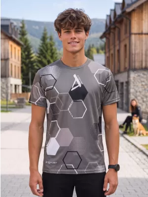Pánské funkční tričko premium ALTISPORT VOJ/ALM037TR01 ŠEDÁ