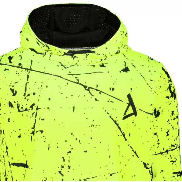  Pánská funkční mikina premium ALTISPORT VOJ/ALM034MI01 NEON-ŽLUTÁ 