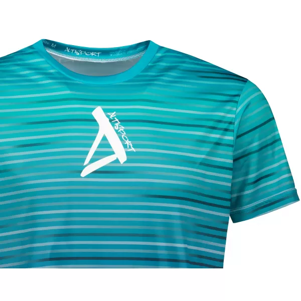  Pánské funkční triko premium ALTISPORT VOJ/ALM031TR01 EMERALD/MODRÁ 
