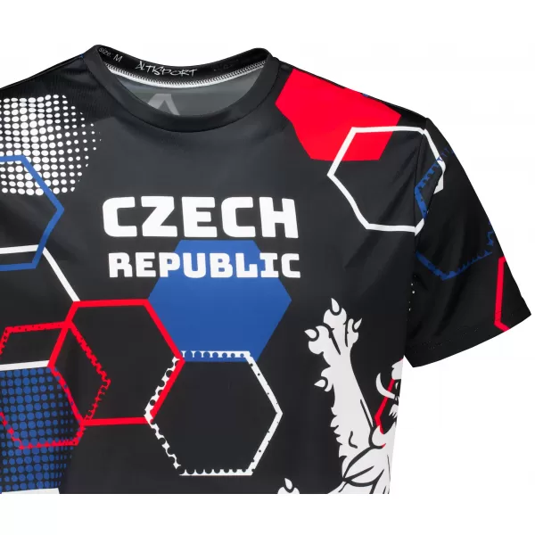 Pánské funkční triko premium ALTISPORT x CZE VOJ/ALM036TR01 HEXA ČERNÁ 