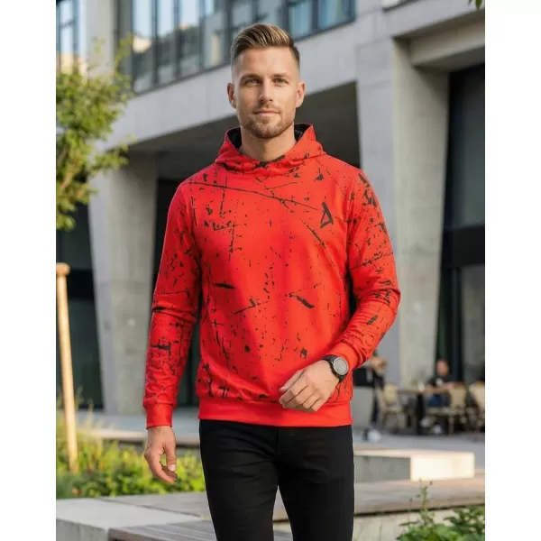  Pánská funkční mikina premium ALTISPORT VOJ/ALM034MI01 ČERVENÁ 