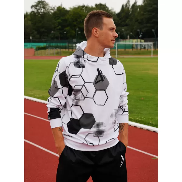  Pánská funkční mikina premium ALTISPORT VOJ/ALM037MI01 BÍLÁ 