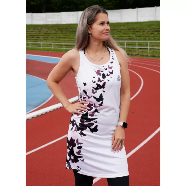  Dámské funkční tílkové šaty premium ALTISPORT VOJ/ALW022SAT01 BÍLÁ 