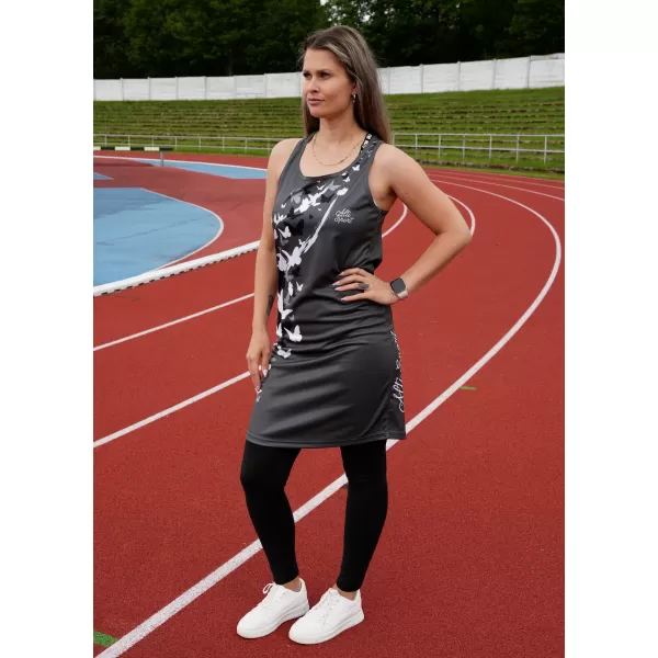  Dámské funkční tílkové šaty premium ALTISPORT VOJ/ALW022SAT01 ŠEDÁ 