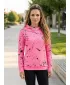 Dámská funkční mikina premium ALTISPORT VOJ/ALW034MI01 NEON RŮŽOVÁ