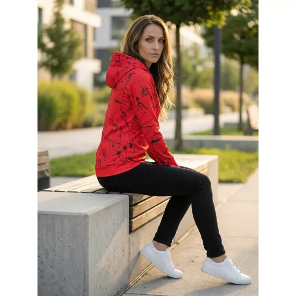  Dámská funkční mikina premium ALTISPORT VOJ/ALW034MI01 ČERVENÁ 