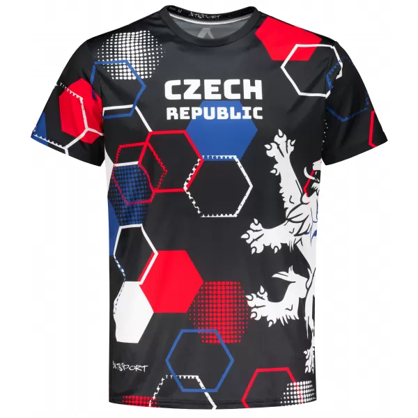  Pánské funkční triko premium ALTISPORT x CZE VOJ/ALM036TR01 HEXA ČERNÁ 