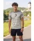 Pánské funkční triko premium ALTISPORT VOJ/ALM031TR01 ČERNÁ/HNĚDÁ