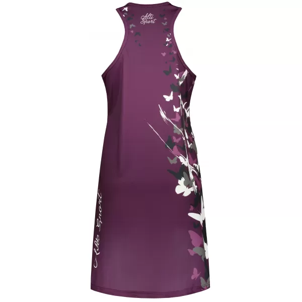  Dámské funkční tílkové šaty premium ALTISPORT VOJ/ALW022SAT01 FIALOVÁ 