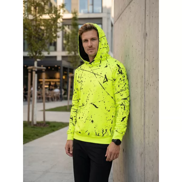  Pánská funkční mikina premium ALTISPORT VOJ/ALM034MI01 NEON-ŽLUTÁ 