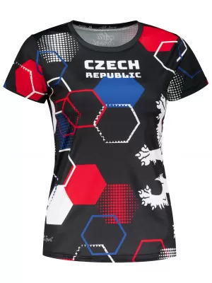 Dámské funkční triko premium ALTISPORT x CZE VOJ/ALW036TR01 HEXA ČERNÁ