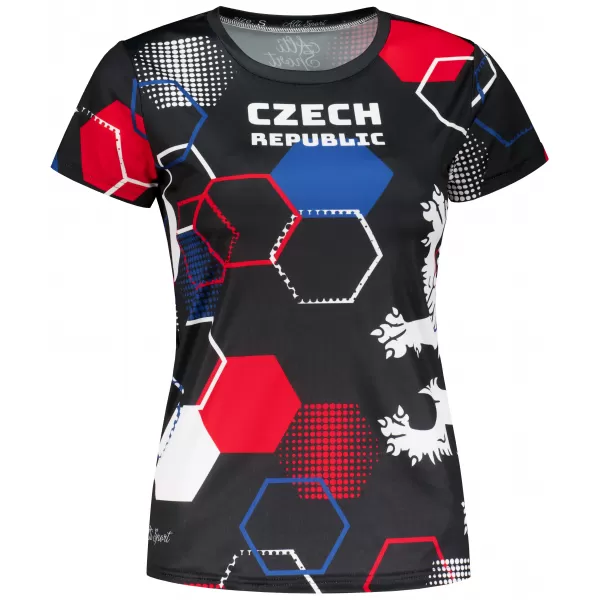  Dámské funkční triko premium ALTISPORT x CZE VOJ/ALW036TR01 HEXA ČERNÁ 