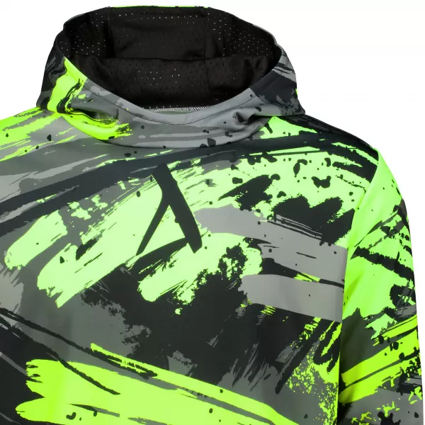  Pánská mikina premium ALTISPORT VOJ/ALM014MI01 ČERNOZELENÁ 