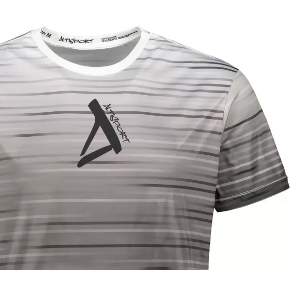  Pánské funkční triko premium ALTISPORT VOJ/ALM031TR01 ČERNOBÍLÁ 