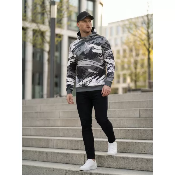  Pánská mikina premium ALTISPORT VOJ/ALM014MI01 ČERNOŠEDÁ 