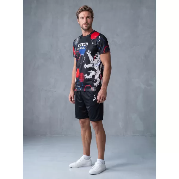  Pánské funkční triko premium ALTISPORT x CZE VOJ/ALM036TR01 HEXA ČERNÁ 