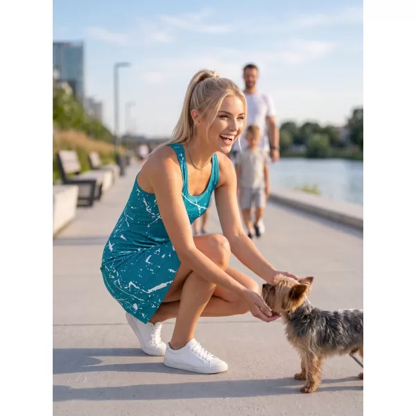  Dámské funkční tílkové šaty premium ALTISPORT VOJ/ALW034SAT01 EMERALD 