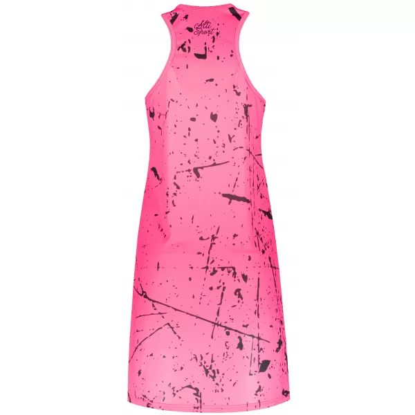  Dámské funkční tílkové šaty premium ALTISPORT VOJ/ALW034SAT01 NEON/RŮŽOVÁ 