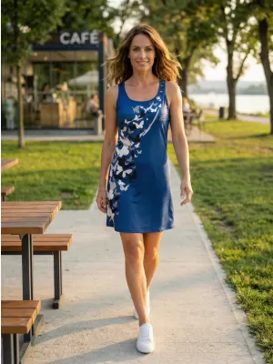 Dámské funkční tílkové šaty premium ALTISPORT VOJ/ALW022SAT01 NAVY