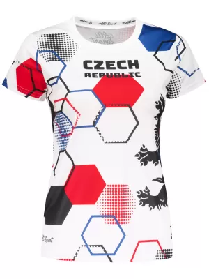 Dámské funkční triko premium ALTISPORT x CZE VOJ/ALW036TR01 HEXA BÍLÁ