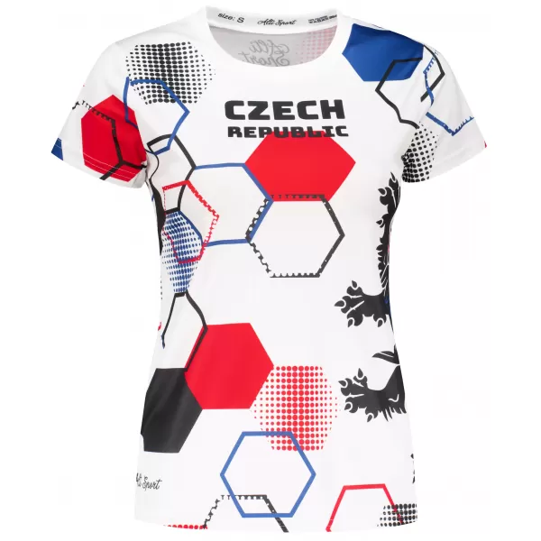  Dámské funkční triko premium ALTISPORT x CZE VOJ/ALW036TR01 HEXA BÍLÁ 