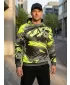 Pánská mikina premium ALTISPORT VOJ/ALM014MI01 ČERNOZELENÁ