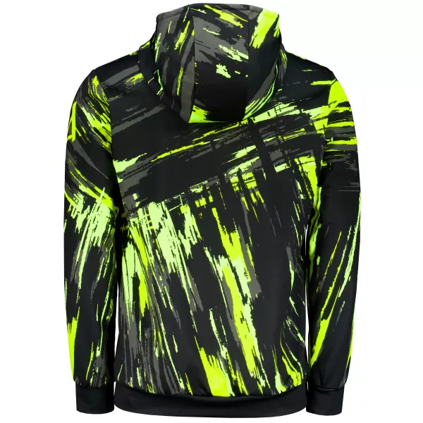  Pánská mikina premium ALTISPORT VOJ/ALM010MI01 ČERNOŽLUTÁ 