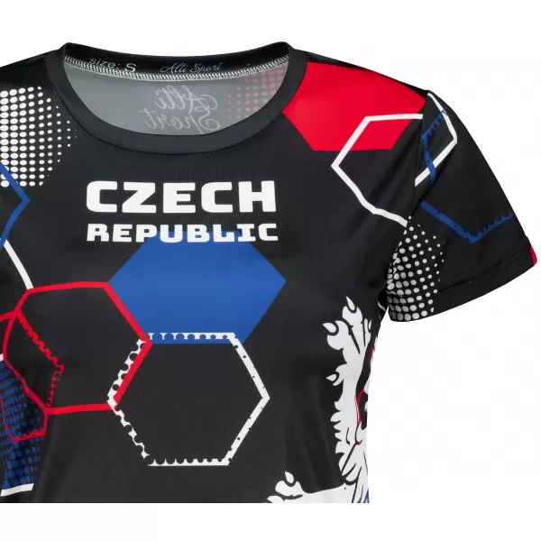 Dámské funkční triko premium ALTISPORT x CZE VOJ/ALW036TR01 HEXA ČERNÁ 
