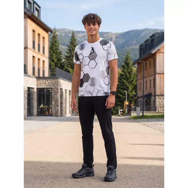  Pánské funkční tričko premium ALTISPORT  VOJ/ALM037TR01 BÍLÁ 