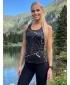 Dámské funkční tílko premium ALTISPORT VOJ/ALW034TIL01 ČERNÁ
