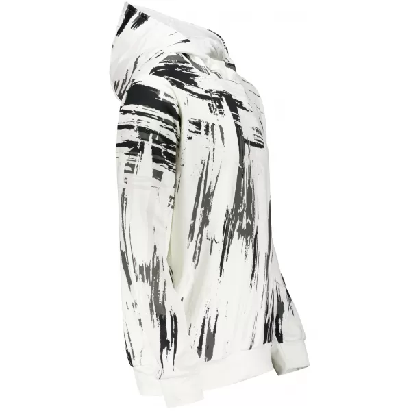  Pánská mikina premium ALTISPORT VOJ/ALM010MI01 BÍLOČERNÁ 
