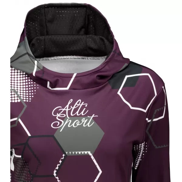  Dámská funkční mikina premium ALTISPORT VOJ/ALW037MI01 FIALOVÁ 