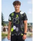 Pánské funkční tričko premium ALTISPORT VOJ/ALM037TR01 ČERNOŽLUTÁ