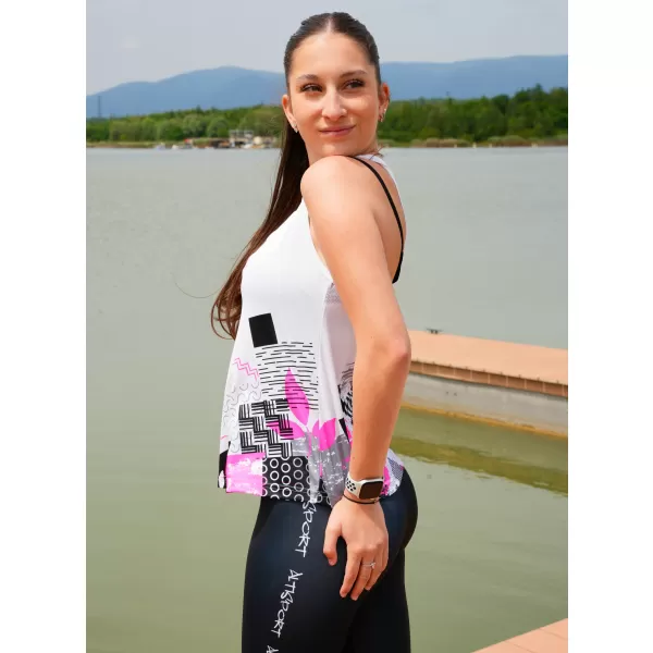  Dámské funkční tílko premium ALTISPORT VOJ/ALW009TIL01 BÍLÁ 