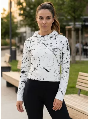 Dámská funkční mikina premium ALTISPORT VOJ/ALW034MI01 BÍLÁ