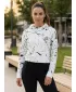 Dámská funkční mikina premium ALTISPORT VOJ/ALW034MI01 BÍLÁ