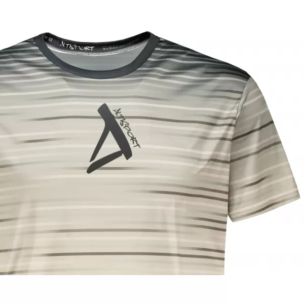  Pánské funkční triko premium ALTISPORT VOJ/ALM031TR01 ČERNÁ/HNĚDÁ 
