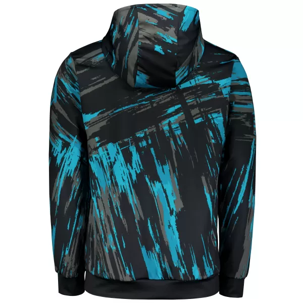  Pánská mikina premium ALTISPORT VOJ/ALM010MI01 ČERNÁ/EMERALD 
